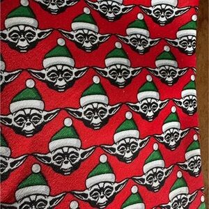 NWT Red Star Wars The One Men’s Tie Yoda